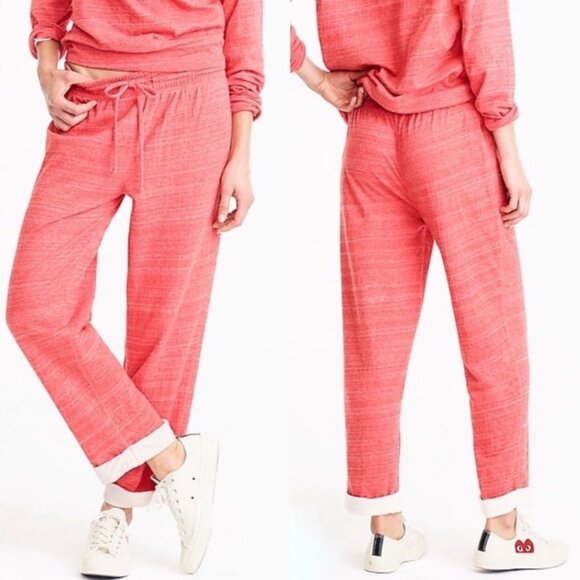 J. CREW Women's Sunday Morning Lounge Pants Coral | Size S - Picture 1 of 8